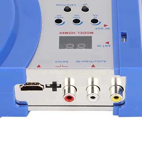 Tangxi HDMI Modulator RF Modulator for PAL NTSC Format, Composite VHF UHF AV to RF Converter, RF Modulator TV Audio Video Converter for Home TV(F Female)