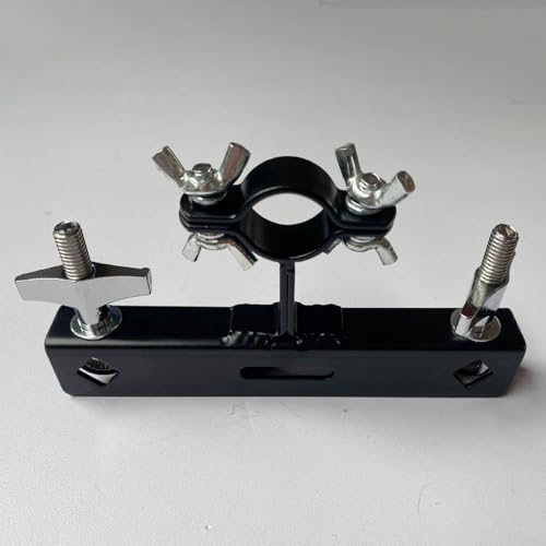 Bass Drum Cowbell Holder Clamp Cowbell Mounting Bracket Metal Support Replacement, Style A miniatura 2