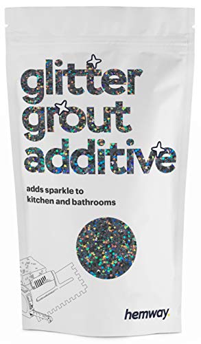Preisvergleich Produktbild Hemway / Fugenmasse Glitzer Additiv - Gun Metal Holographic / 100 g