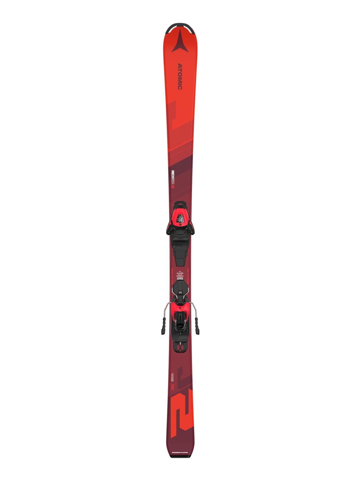 ATOMIC Redster J2 (130-150cm) + L 6 GW Skiset Gr. 130 cm für Perfektes Carving mit Atomic Race Rocker und Bend-X Technologie. Stabilität und Vielseitigkeit garantiert.