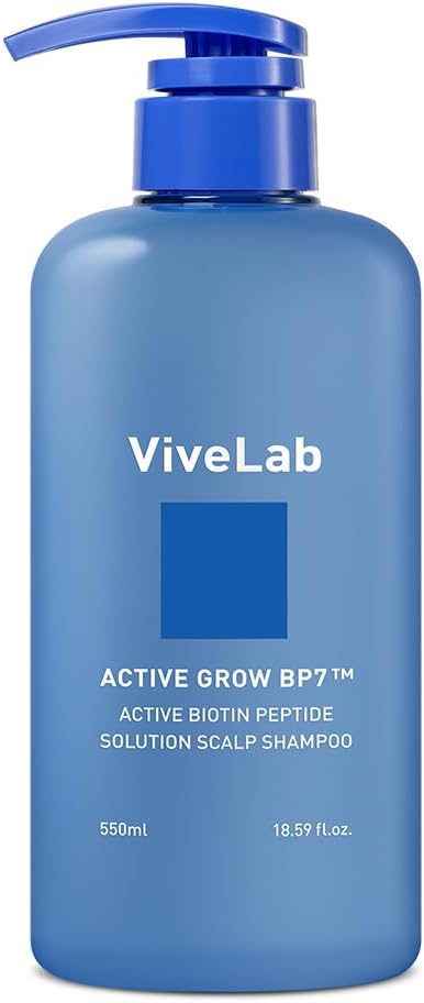 Biotin Peptide Hair Regrowth Shampoo for Hair Loss, Thinning and Damged. Promotes Thick, Volume and Strengthen Hair. 18.59 fl oz.