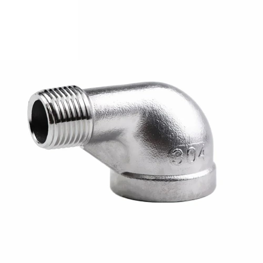 Raccordo adattatore in acciaio inossidabile con raccordo a gomito ridotto filettato BSP maschio-femmina da 3/8'' 1/2'' 3/4'' 1''/1 pz/F Dn15 * Dn8 M(F Dn50*Dn40 M)