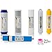 Kit de 5 Filtros Universales para Osmosis Inversa - Incluye Membrana Vontron de 50GPD, Rollo de Teflón, Conectores y T - Ideal para Equipo de 6 Etapas Universal - Nature Water Professionals