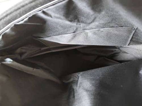 Embroidered Elephant Tote Bag with Jungle Scene, Black4