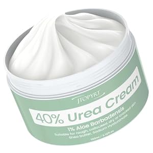 Jtopyrt 40% Urea Cream: 5.12 oz Repair and Preventing Cracked Feet Using Special Technique for Feet