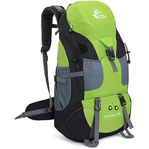 Mochila de senderismo Bseash 50L resistente al agua Cover