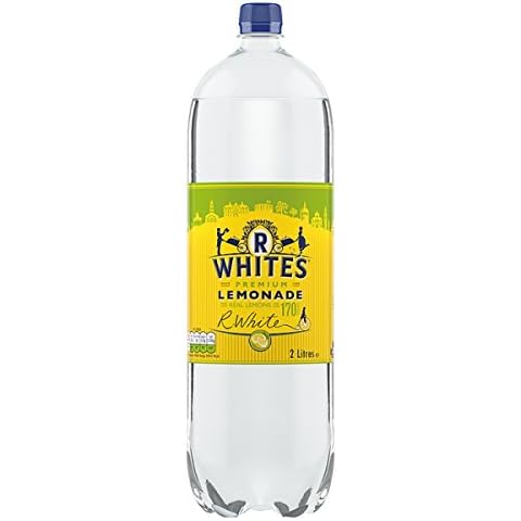 R White Premium Lemonade 2 Litres (Pack of 8 x 2L) Cover