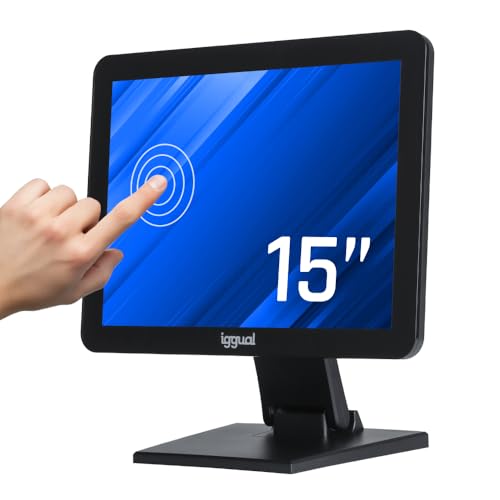 Ya en mundofriki.es: iggual Monitor Táctil 15", Formato 4:3 .- Panel Capacitivo 75Hz - Sist. Operativo Compatible : Windows 7 a 11, Android, Linux, Raspberry Pi- Conexiones: USB-A + VGA + HDMI, 300cd/m2, (MTL15X)