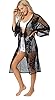 marysgift Kimono Swimsuit Cover Up for Beachwear Crochet Beach Dress Sheer Floral Black Plus Size Lace Cardigans for Women Black A00082 #2