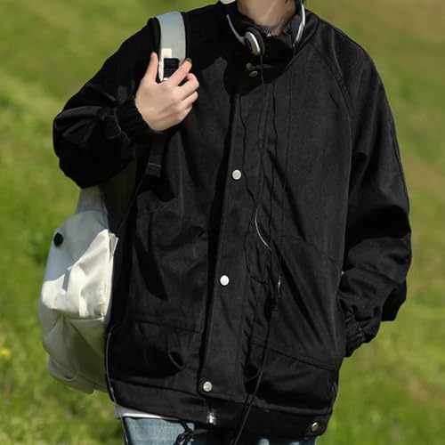 Veste flying bomber coton homme décontractée militaire automne - 2