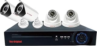 YES ORIGINAL 4 CAMERAS H.264 4CH 1080N 5 IN 1 SET DVR NUMBER ETNEN CAMERA OUTDOOR + ETNEN CAMERA INNER + DVR 4 PORT