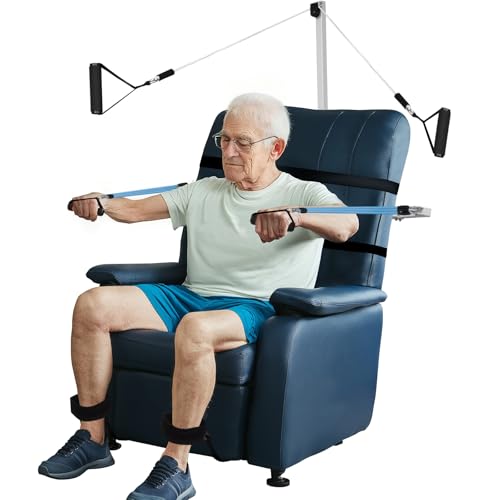 Image of FSA or HSA Eligible, Arm and Leg Exerciser for Seniors, Shoulder Exercise Equipment, Total Body Rehabilitation, Full Body Workout Rehab, Stretch Equipment, 3-Level Adjustable Resistance, Foldable