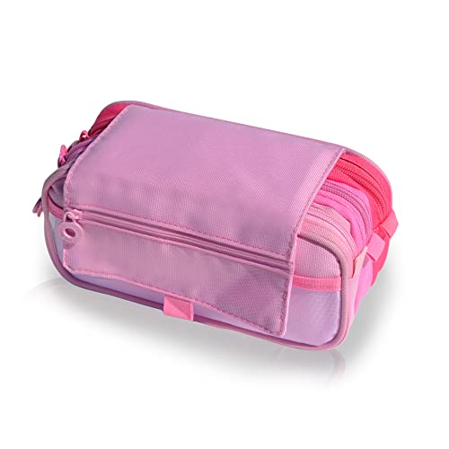 Estuche Triple Con Tira Para El Carro, 3 Grandes Secciones Interiores Con Cierre De Cremallera Individual, Con Horario E Identificador By Blush De Office Box Estuche Triple Con Tira Para El Carro, 3 Grandes Secciones Interiores Con Cierre De Cremallera Individual, Con Horario E Identificador By Blush De Office Box