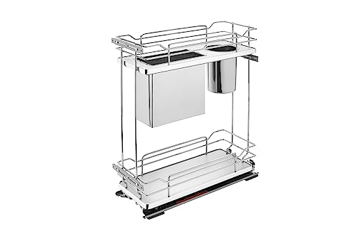 Rev-A-Shelf Two-Tier Knife Block Pullout Organizers w/Soft-Close -  5322KB-BCSC-8-G