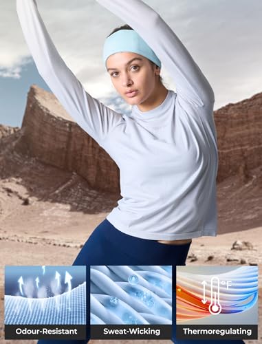 COZYZERO Women’s Merino Wool Long Sleeve Shirt - Ultrafine Soft Blend, Breathable & Odor Resistant for All-Season Comfort4