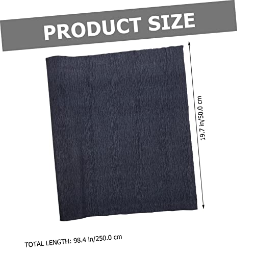 PLAFOPE 5 Rolos De Papel Preto Flor Fazendo Papel Crepom Conjunto De Papel Crepom Papel Crepom Casam