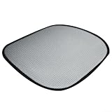 Funda de asiento delantera transpirable y antideslizante compatible con sedanes, SUV, camionetas hechas con tela de malla para reducir la acumulación de calor y humedad (gris)