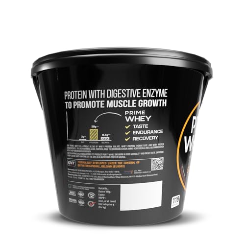 Image of QNT Prime Whey Protein Powder - Irish Chocolate | 25g Protein Per Scoop | Whey Isolate, Concentrate & Hydrolysate Blend | 120 Servings | Muscle Growth, Recovery & Strength | 4kg