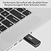 USB-Mikrofon für Laptop und Desktop-Computer, hohe Empfindlichkeit für klare Anrufe, Plug-and-Play, hohe Verstärkung, kabelloses, miniaturisiertes, tragbares Design, ideal für Arbeit und Studium