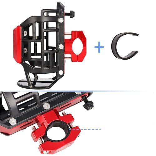 UPTBSFLS for Victory Cross Country Vegas 8-Ball Tour Gunner Hammer Judge Vision Arrows Motorcycle Accessories Cup Holder Cup Holder(Red)