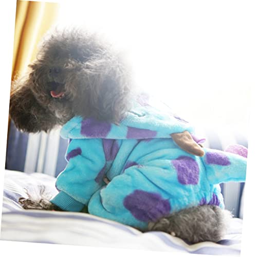 Mipcase Pet Transformation Costume Small Dog Sweater Cartoon Hoodies Halloween Sweater Dog Warm Dragon Coat Dog Cold Weather Coat Ugly Dog Sweaters Stylish Puppy Clothing Dog Supply Casual #TOP4