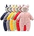 JELEUON Baby Infant Kids Boys Girls Jacket Winter Warm Coat Romper Ears Zipper Hooded Pocket Snowsuit Jumpsuit