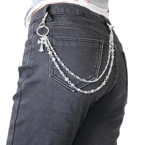 Trouser Wallet Chain Pants Chain Hip Hop Punk Jeans Chains Pocket Chains for Men Women Clothing Accessories - Thumbnail 6