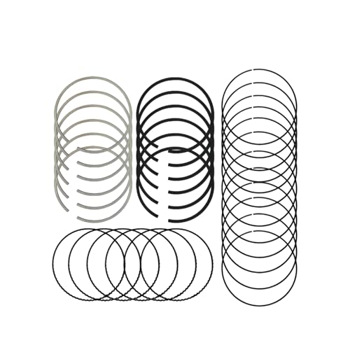 Engine Piston Rings Set Fit for Dodge Ram 1500 Dakota Durango for Jeep Grand Cherokee Commander for Chrysler Town & Country Voyager VIN K R T 1990-2010, Replace 4897033AA 5012364AC
