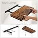 VASAGLE Wall Shelf, Vintage Floating Shelf 15.7 inch, Hanging Shelves Wall Mounted, for Photos, Decorations, Rustic Brown ULWS24BX