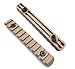 Yatrouys 5-Pack M-LOK Polymer Picatinny Rail Sections Kit for M-lok Rail Mount System - 5/7/9/11/13 Slots (Tan)