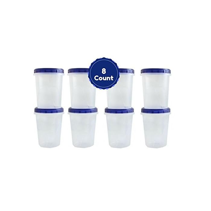 Buy Twist Top Food Containers Screw And Seal Lid 32 Oz Stackable