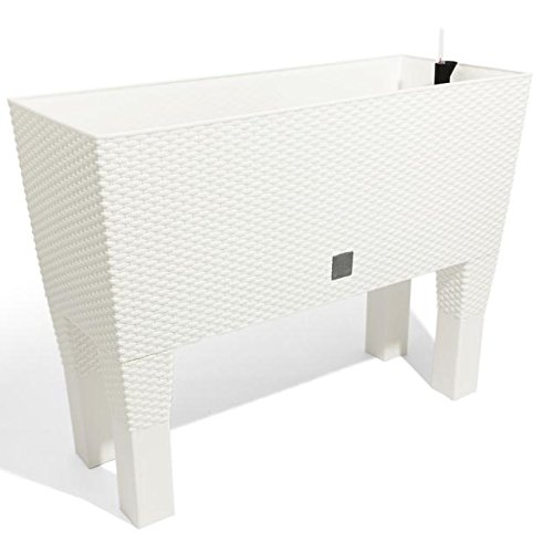 High Pot 30 l Prosperplast - etui High Plastik w kolorze białym, 46 (wysokie) x 60 (szerokość) x 25 (głębsza) CMs