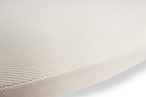 Image of Naturepedic Oval Baby Crib Mattress - Lightweight Infant & Toddler Mattress - Waterproof Bed Mattress for Crib - Non-Toxic Mattress for Baby Bed V3 (27.5 inch x 53.7 inch x 3 inch)