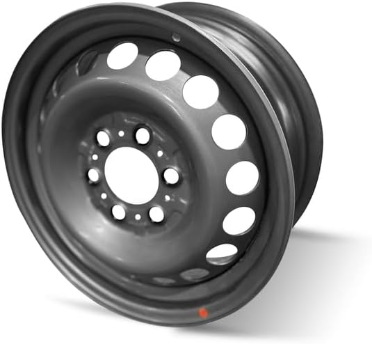 16x6.5 inch OEM Direct Replacement Steel Wheel - Take-Off for 2018-2024 Mercedes-Benz Sprinter 2500 6-130mm Silver 16 in Rim 9074014800