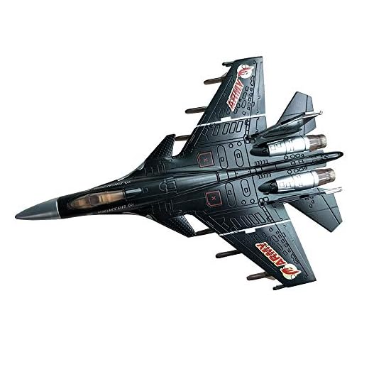 HSOMiD Army Air Force Fighter Jet Toy Military Airplane - Fun Lights and Sounds, Bump and Go Action Pretend Play Kids Aircraft Bomber Plane