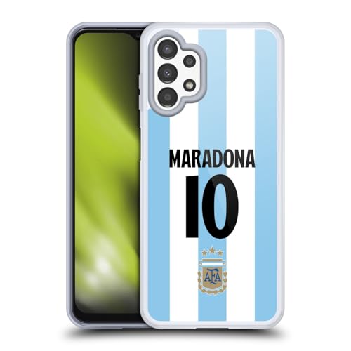 Head Case Designs sous Licence Officielle Argentina National Football Team Diego Maradona 2024/25 Player Home Kit 1st Group Coque en Gel [Qualité Militaire]...