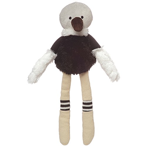 Peluche Ozzie Ostrich Manhattan Toy Twiggies de 40 cm pour enfant
