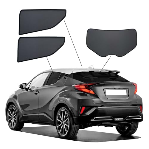 Protection visuelle haut de gamme Toyota C-HR noir opaque