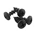 #10 x 5/8" Deep / Coarse Thread Phillips Pan Head Screws Black Phosphate, 100 Pack