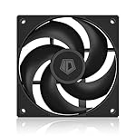 ID-COOLING AS-120-K Trio 120mm Black Computer Case Fans 3 Pack High Performance Cooling Fans Low Noise 27.2 dB(A), Fan Speeds from 300 RPM - 2,000 RPM, 58 CFM, Hydraulic Bearing Quiet Long lifespan - Image 2