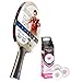 Butterfly Timo Boll - Juego de raquetas de ping pong (incluye 3 pelotas ITTF R40)