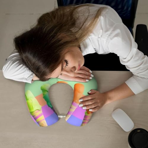 Almohada cuello espuma viscoelástica ergonómica negro miniatura 6