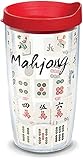 Tervis Mahjong Game Made in USA Double Walled Insulated Tumbler, 16 oz, Clear