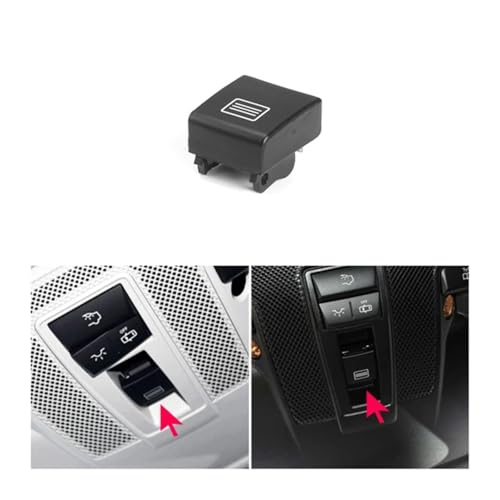 Commande de toit ouvrant Mercedes W176 finition noire premium ABS