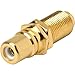 Steren Single F To RCA Coupler - White Band