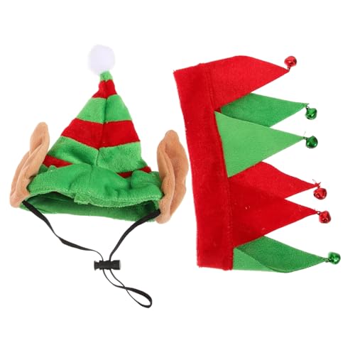 Set Disfraz Navideño para Perros con Sombrero y Collar