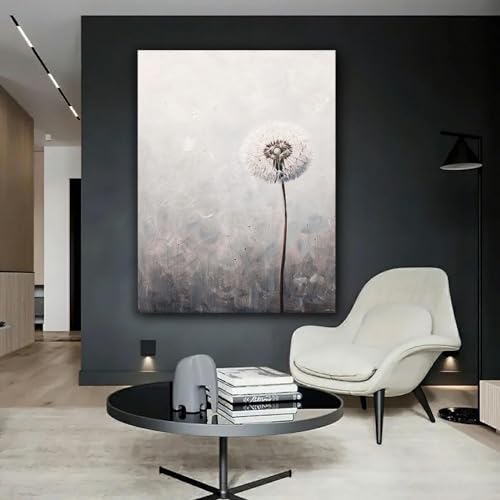 Tableaux sur toile de pissenlit décoration murale 50x70cm - 3