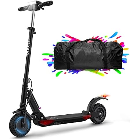 HUABANCHE Elektroscooter Erwachsene E Roller elektroroller Roller Faltbarer Elektroroller E Tretroller Elektro Roller, 8'' Wabenreifen E Scooter Cover