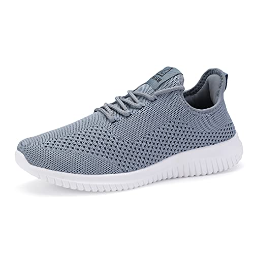 Image of YDB Men's Running Shoes Ultra Lightweight Breathable Walking Shoes Non Slip Athletic Fashion Sneakers Mesh Workout Casual Sports Shoes