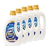 Asevi Max, Hypoallergenic Bio Laundry Detergent, Concentrated Liquid Washing Cleanser, Bright, 50 Washes, Multipack of 5 X 2500ml